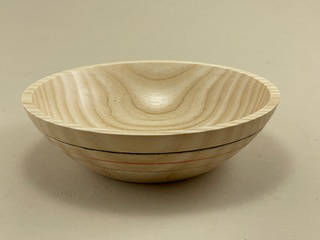 Hand crafted wooden ash bowl from arist Mark Hilligoss.  
